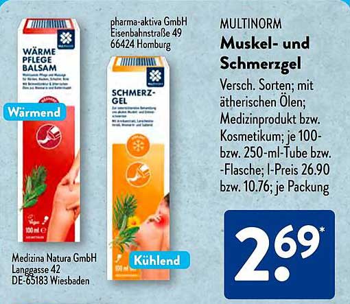 MULTINORM Muskel- und Schmerzgel