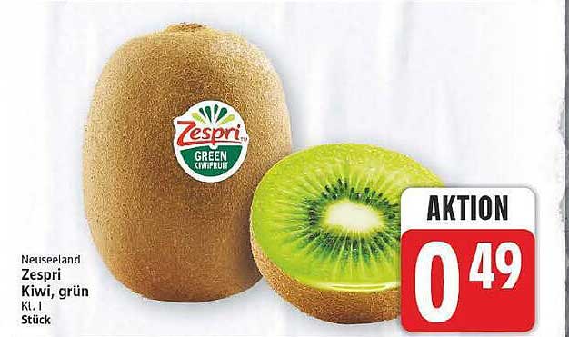 Neuseeland Zespri Kiwi, grün K.1 Stück