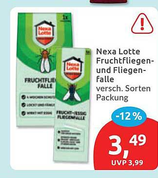 Nexa Lotte Fruchtfliegen- und Fliegenfalle versch. Sorten Packung
