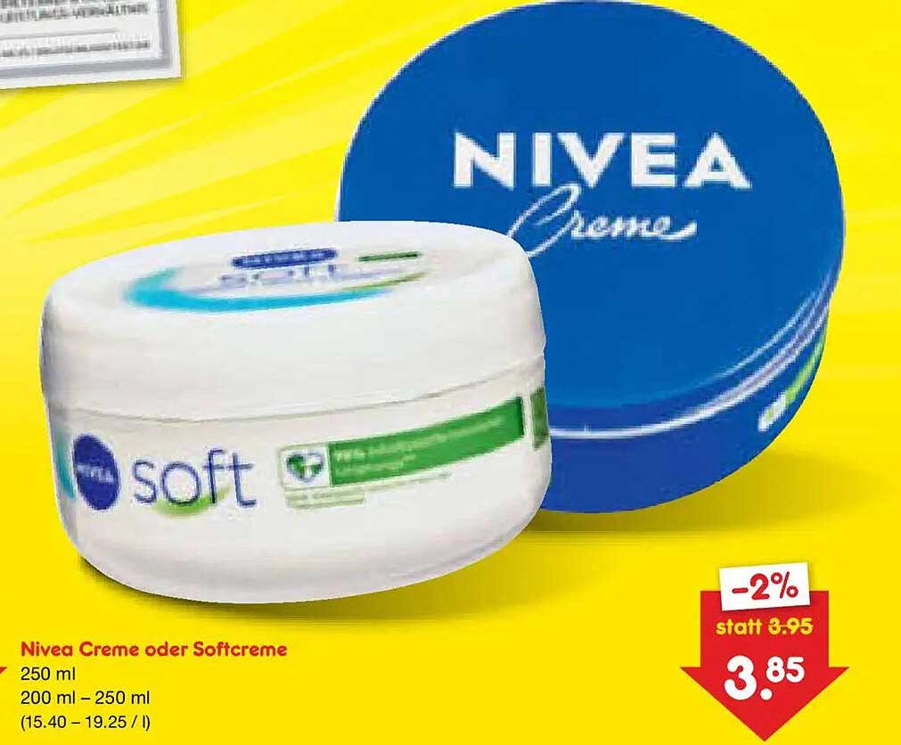 Nivea Creme oder Softcreme
