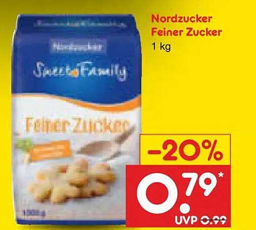 Nordzucker Feiner Zucker 1 kg