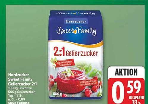Nordzucker Sweet Family Gelierzucker 2:1