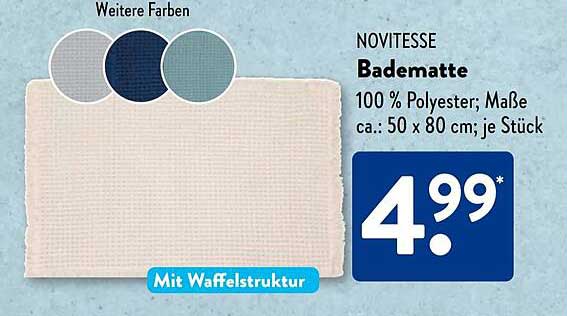NOVITESSE Badematte