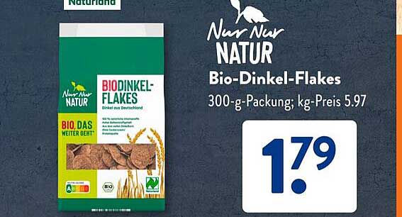 Nur Nur Natur Bio-Dinkel-Flakes