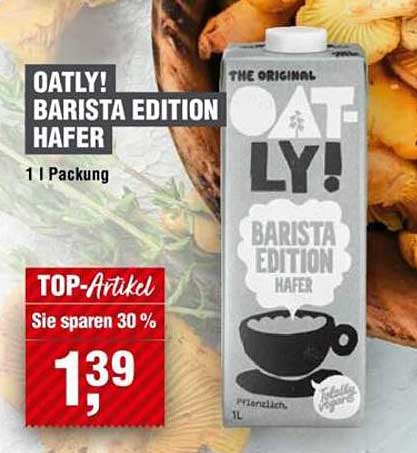 OATLY! BARISTA EDITION HAFER