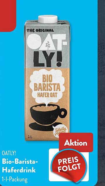 OATLY! Bio-Barista-Haferdrink 1-l-Packung