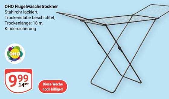 OHO Flügelwäschestrockner