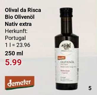 Olival da Risca Bio Olivenöl Nativ extra