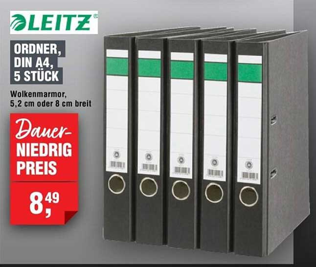 ORDNER, DIN A4, 5 STÜCK