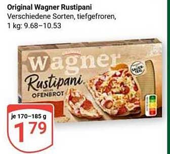 Original Wagner Rustipani Verschiedene Sorten, tiefgefroren, 1 kg: 9.68–10.53