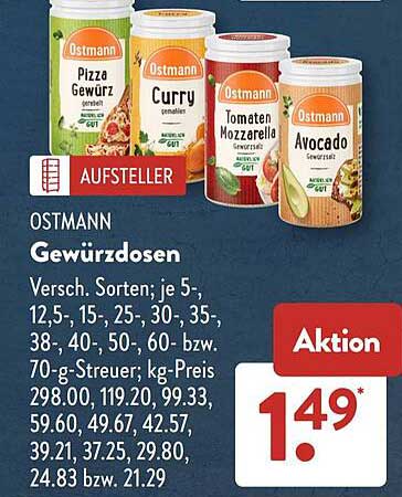 OSTMANN Gewürzdosen