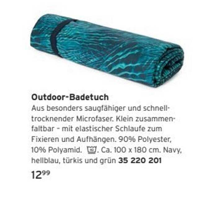 Outdoor-Badetuch