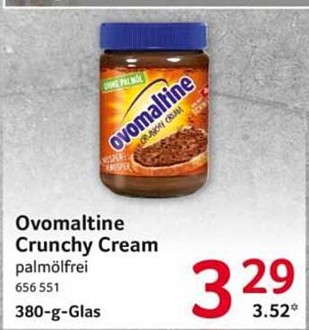 Ovomaltine Crunchy Cream palmölfrei 380-g-Glas