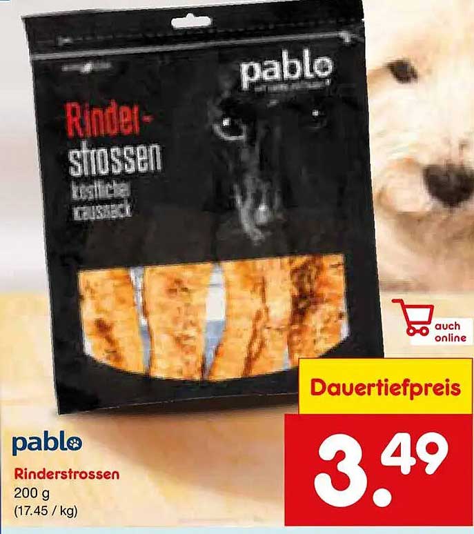 pablo Rinderstrossen 200 g (17.45 / kg)