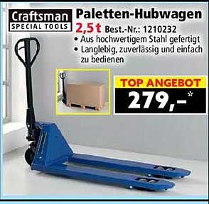 Paletten-Hubwagen 2,5 t