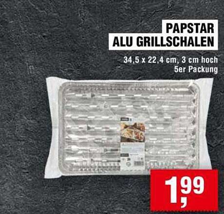 PAPSTAR ALU GRILLSCHALEN