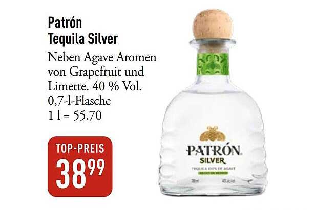 Patrón Tequila Silver