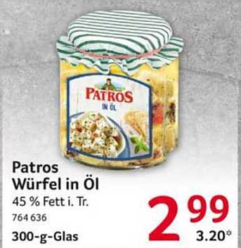 Patros Würfel in Öl