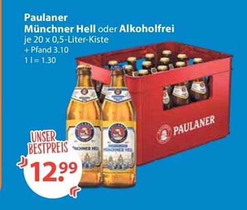 Paulaner Münchner Hell oder Alkoholfrei