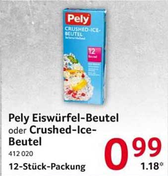 Pely Eiswürfel-Beutel oder Crushed-Ice-Beutel
