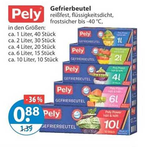 Pely Gefrierbeutel