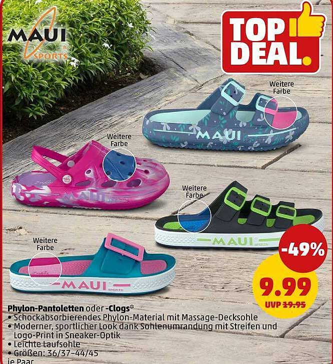 Phylon-Pantolette oder -Clogs