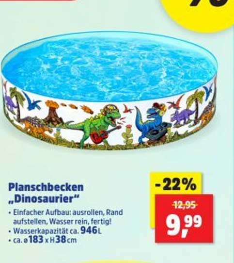 Planschbecken „Dinosaurier“