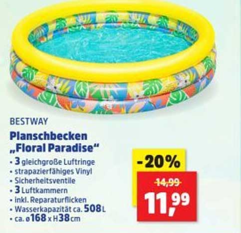 Planschbecken „Floral Paradise“