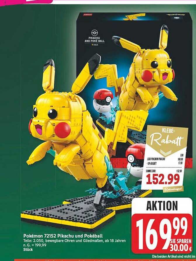 Pokémon 72152 Pikachu und Pokéball