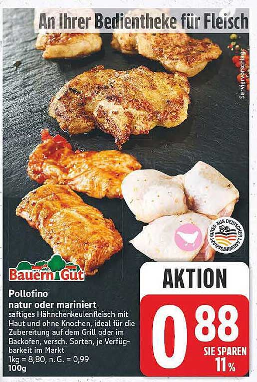 Pollofino natur oder mariniert