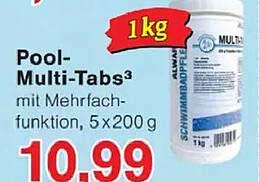 Pool-Multi-Tabs³ mit Mehrfachfunktion, 5 x 200 g