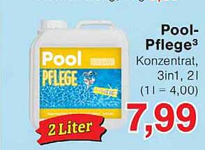 Pool-Pflege³ Konzentrat, 3in1, 2l (1l = 4,00)
