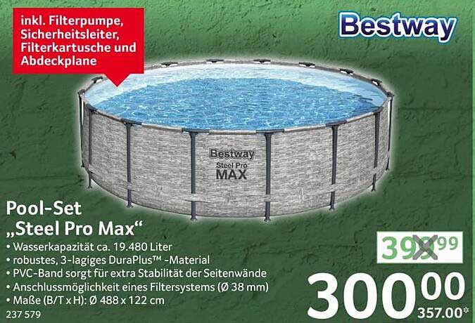 Pool-Set „Steel Pro Max“