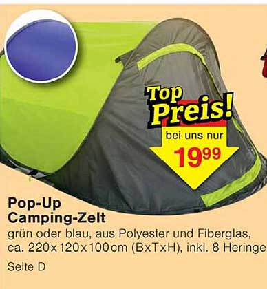 Pop-Up Camping-Zelt