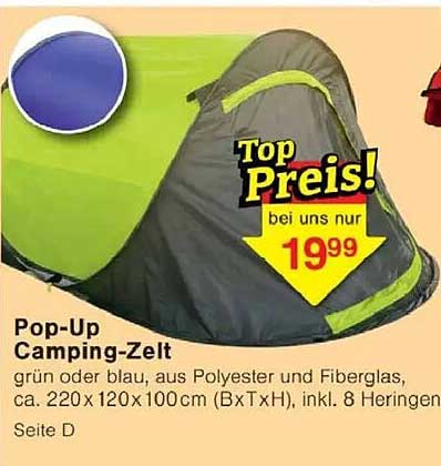 Pop-Up Camping-Zelt