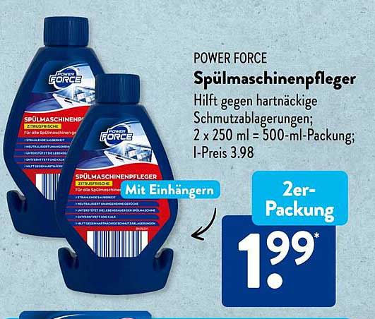 POWER FORCE Spülmaschinenpfleger