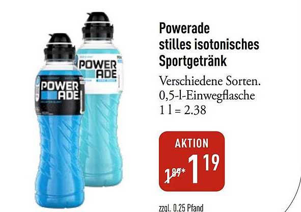 Powerade stilles isotonisches Sportgetränk