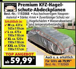 Premium KFZ-Hagel-Schutz-Abdeckplanen
