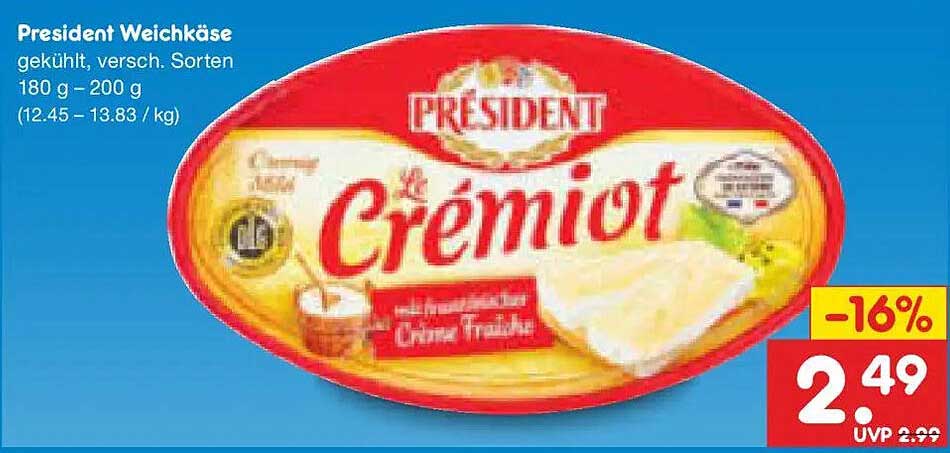 President Weichkäse