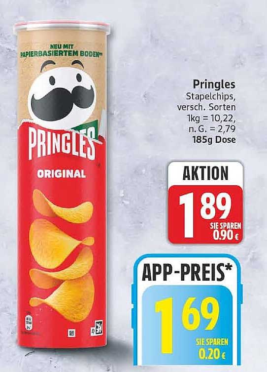 Pringles Stapelchips, versch. Sorten 185g Dose