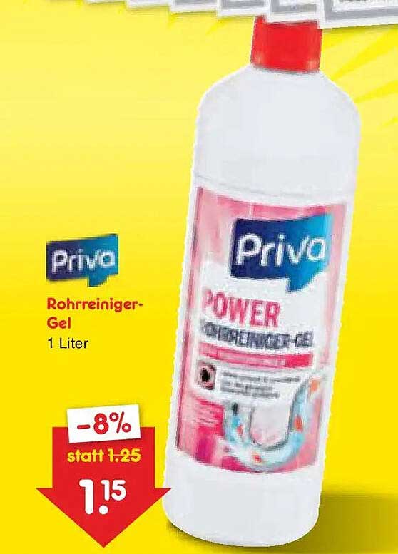 Priva Rohrreiniger-Gel 1 Liter