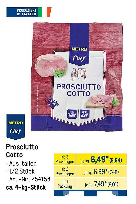 Prosciutto Cotto