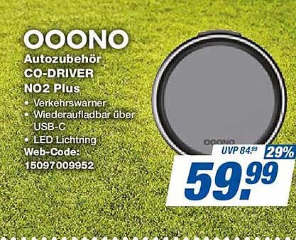 QOONO Autozubehör CO-DRIVER NO 2 Plus