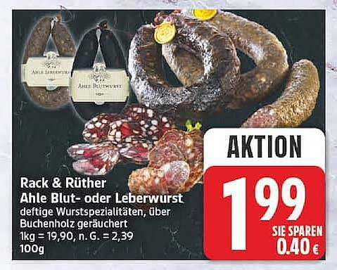 Rack & Rüther Ahle Blut- oder Leberwurst
