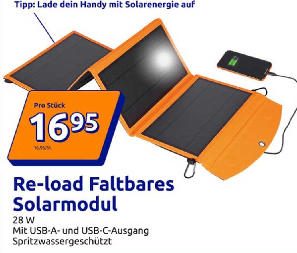 Re-load Faltbares Solarmodul