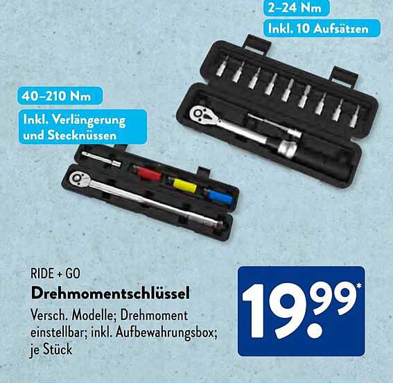 RIDE + GO Drehmomentschlüssel