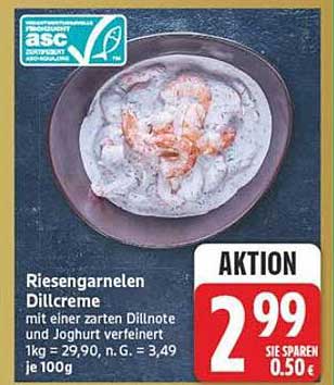 Riesengarnelen Dillcreme