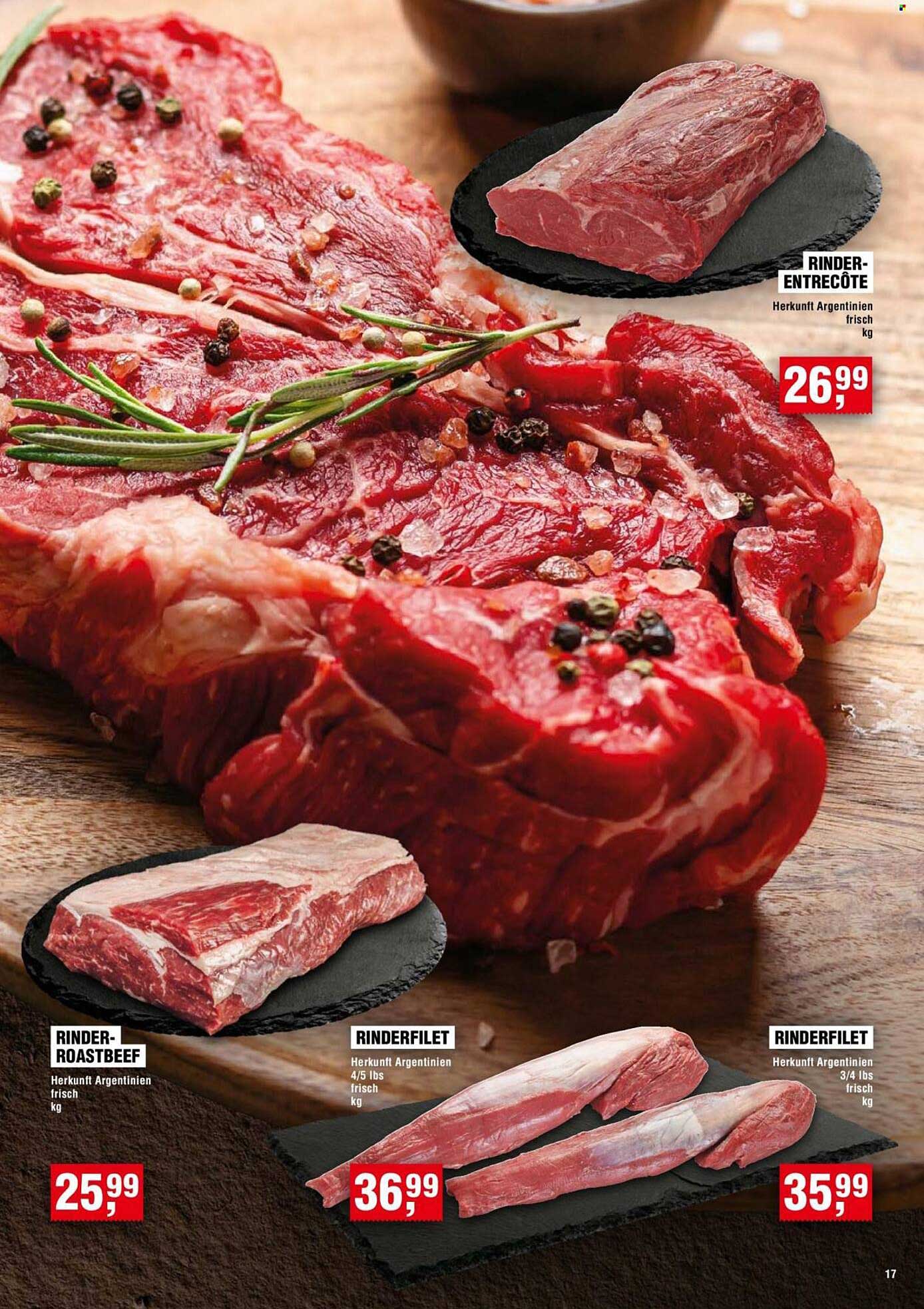 RINDER-ENTRECÔTE