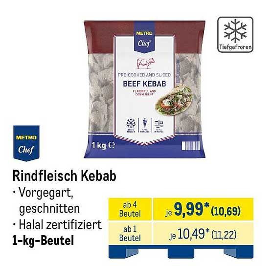 Rindfleisch Kebab
