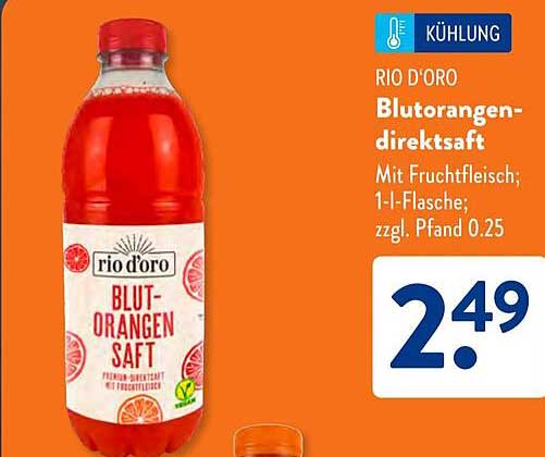 RIO D'ORO Blutorangendirektsaft